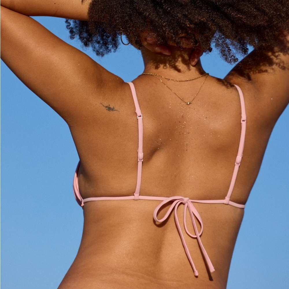 Aerie Ruffle String Bikini Top - Picture 4 of 6